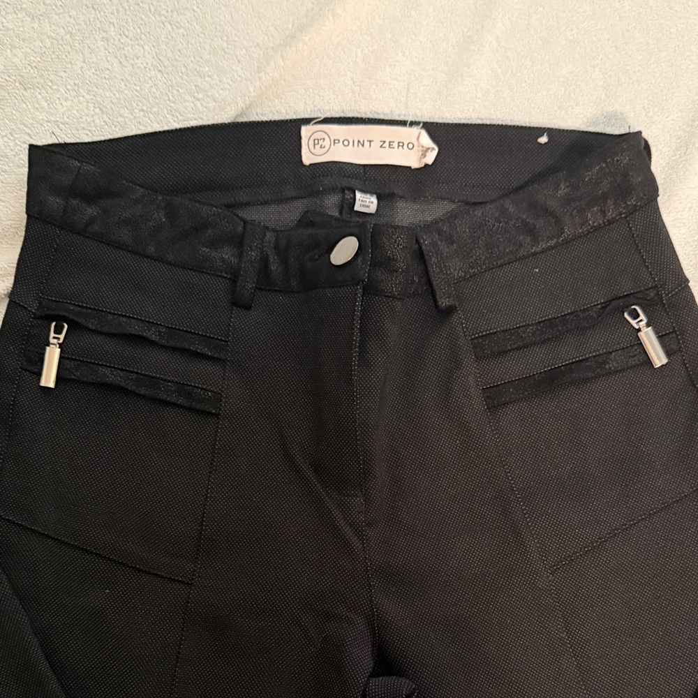 Point Zero Sleek Black Pants - Picture 3 of 6